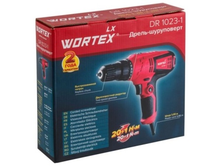 Дрель-шуруповерт WORTEX LX DR 1023-1 в коробке купить в Минске с доставкой