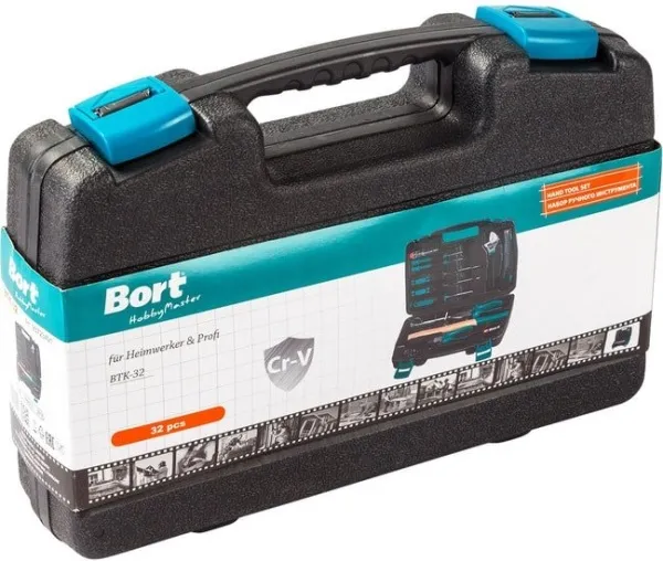 Универсальный набор инструментов Bort BTK-32 (32 предмета) купить в Минске с доставкой