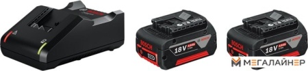 Аккумулятор с зарядным устройством Bosch GBA 18V+GAL 18V-40 Professional 1600A019S0 (18В/4 Ah + 14.4-18В) купить в Минске с доставкой