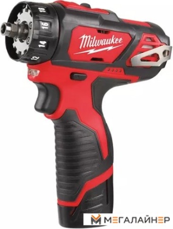 Дрель-шуруповерт Milwaukee M12 BDDXKIT-202C 4933447836 (с 2-мя АКБ, кейс) купить в Минске с доставкой