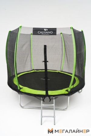 Батут Calviano Outside Master Green 312 см - 10ft (внешняя сетка, с лестницей)