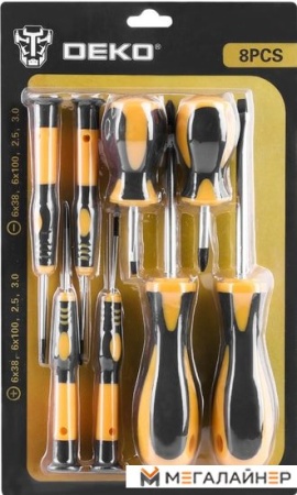 Набор отверток Deko SS08 (8 предметов) купить в Минске с доставкой