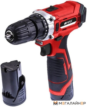 Дрель-шуруповерт Hiper HCD12/2A (с 2-мя АКБ, кейс) купить в Минске с доставкой