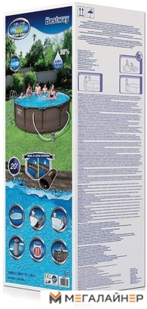 Каркасный бассейн Bestway Steel Pro Max 56709 (366x100)