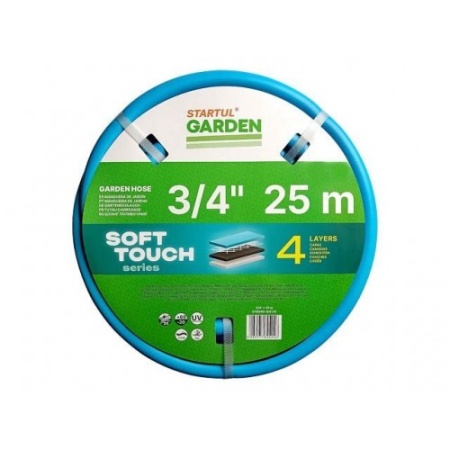 Шланг поливочный 3/4" 25м STARTUL GARDEN SOFT TOUCH (ST6040-3/4-25) (4 слоя) ST6040-3/4-25