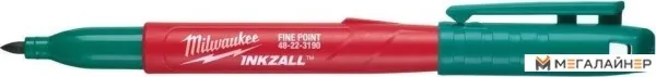 Набор маркеров строительных Milwaukee Inkzall 4932492127 (1 шт, зеленый) купить в Минске с доставкой