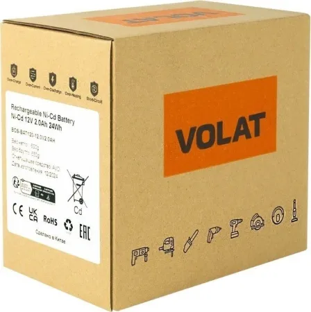 Аккумулятор VOLAT VT-BOS-BAT120-12.0V2.0AH (12В/2 Ah) купить в Минске с доставкой