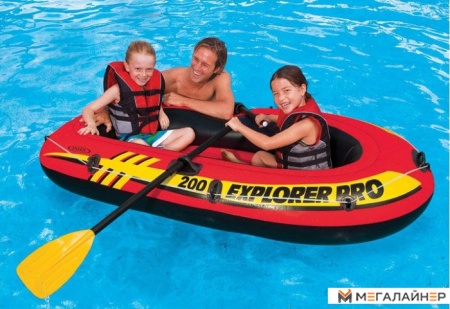 Гребная лодка Intex Explorer Pro 200 (Intex-58357)