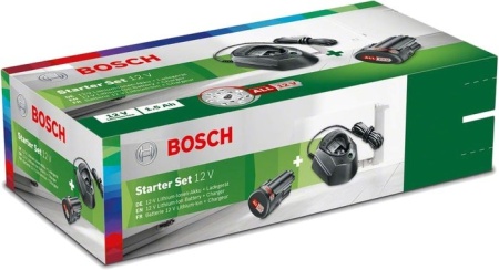Аккумулятор с зарядным устройством Bosch 1600A01L3D (12В/1.5 Ah + 12В) купить в Минске с доставкой