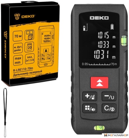 Купить Лазерный дальномер Deko R-LRE110-70m в Минске с доставкой