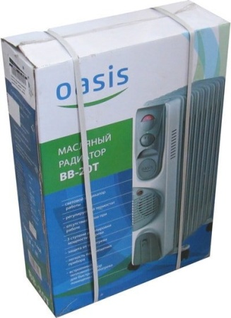 Масляный радиатор с вентилятором Oasis BB-20T