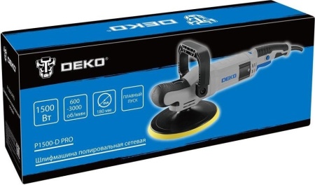 Полировальная машина Deko P1500-D PRO 083-1050 купить в Минске с доставкой