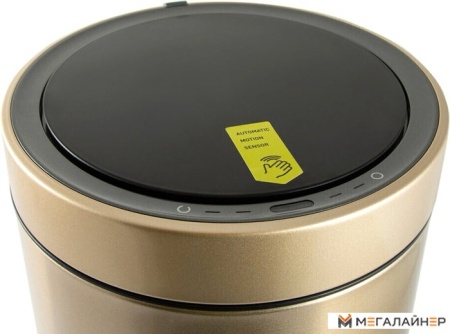 Мусорное ведро Eko Docomo X EK9286 12 л (шампанское золото) купить в Минске с доставкой
