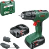 Дрель-шуруповерт Bosch EasyDrill 18V-40 06039D8005 (с 2-мя АКБ 2 Ач, кейс)