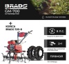 Мотокультиватор Brado GM-700 (колеса BRADO 7.00-8 Extreme)