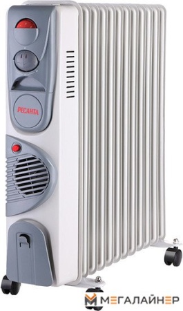 Масляный радиатор Ресанта ОМ-12НВ
