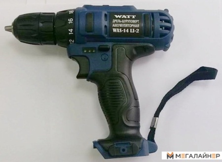 Дрель-шуруповерт WATT WAS-14 Li-2 101402912 (с 2мя АКБ 2 а*ч) купить в Минске с доставкой