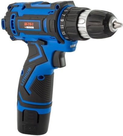 Дрель-шуруповерт Витязь ДА-210-2 18012011 (с 2-мя АКБ, кейс) купить в Минске с доставкой