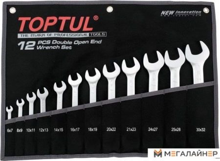 Набор ключей Toptul GPAJ1202 12 предметов купить в Минске с доставкой