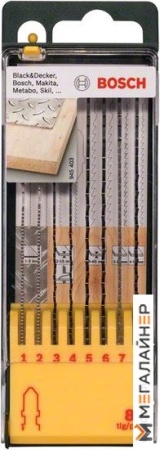 Набор оснастки Bosch 2607019458 8 предметов купить в Минске с доставкой