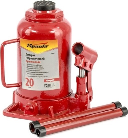 Бутылочный домкрат Sparta 50338 20т