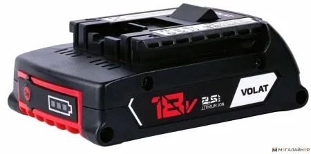 Аккумулятор VOLAT BOS-GBA18V40 (18В/2.5 Ah) купить в Минске с доставкой