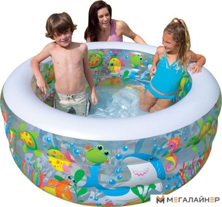 Надувной бассейн Intex Aquarium 152х56 (58480)