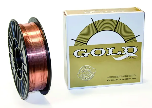 Сварочная проволока GOLD G3Si1 (0.6mm, 5кг) Св-08Г2С-О