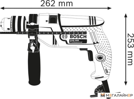 Bosch GSB 550 Professional 06011A1023 купить в Минске с доставкой