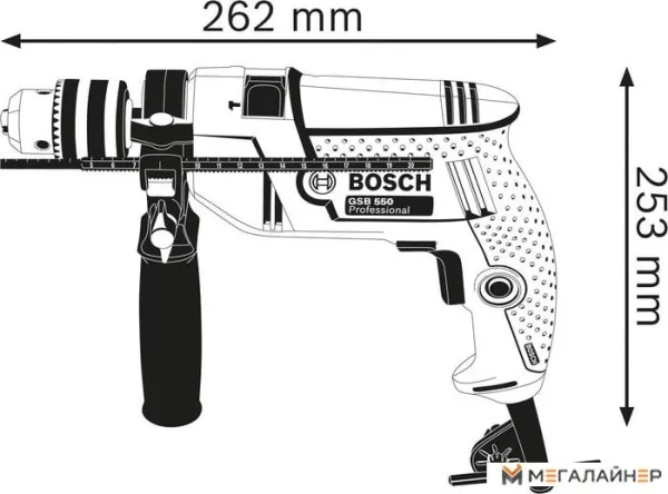 Bosch GSB 550 Professional 06011A1023 купить в Минске с доставкой
