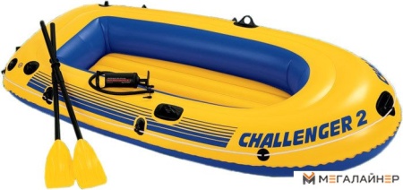 Гребная лодка Intex Challenger 2 Set (Intex-68367)