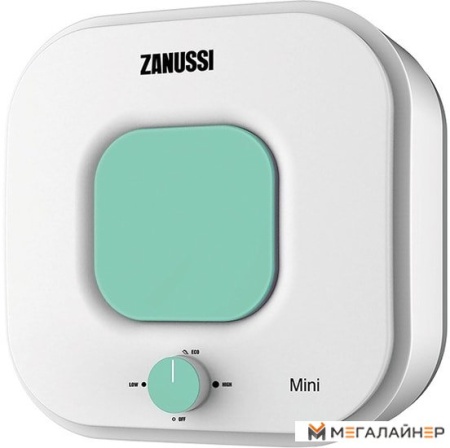 Накопительный электрический водонагреватель под мойку Zanussi ZWH/S 10 Mini U (зеленый) купить в Минске с доставкой