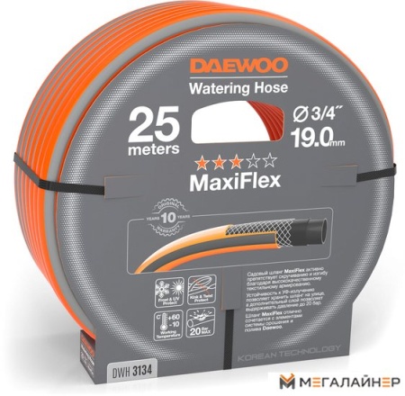 Шланг Daewoo Power MaxiFlex DWH 3134 (3/4", 25 м) купить в Минске с доставкой