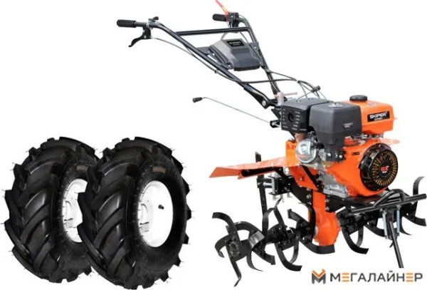 Мотоблок Skiper SP-1800SE Expert (колеса 7.00-8 Extreme) купить в Минске с доставкой