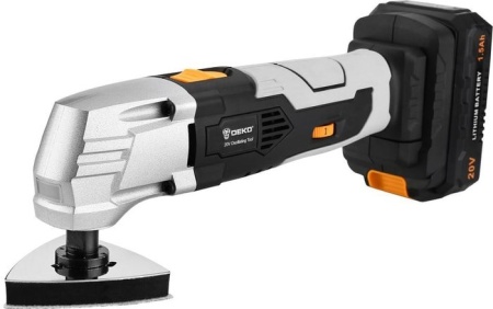Мультифункциональная шлифмашина Deko DKOT20 Multi (с 1-м АКБ) купить в Минске с доставкой