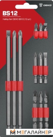 Набор бит Deko BS12 купить в Минске с доставкой