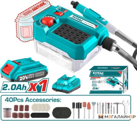 Гравер Total TMGLI20011 (с 1-м АКБ, сумка, оснастка) купить в Минске с доставкой