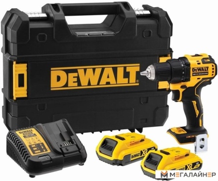 Дрель-шуруповерт DeWalt DCD708D2T-QW (с 2-мя АКБ, кейс) купить в Минске с доставкой