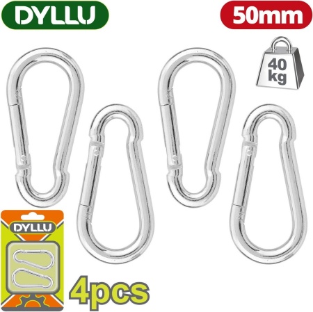 Карабин туристический Dyllu DTQL2K02 (4 шт) купить в Минске с доставкой