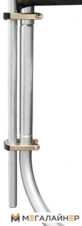 Батут Alpin 4.90 м с защитной сеткой и лестницей