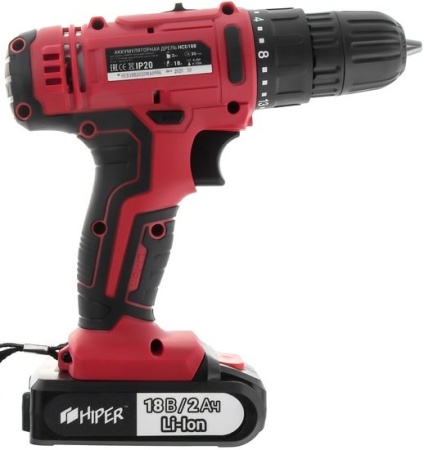 Дрель-шуруповерт Hiper HCD18B (с 2-мя АКБ, кейс) купить в Минске с доставкой