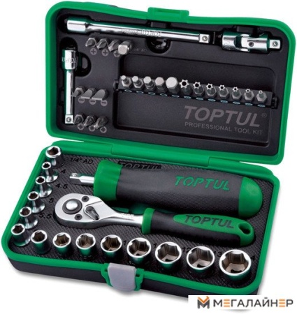 Набор торцевых головок и бит Toptul GADW4101 41 предмет купить в Минске с доставкой