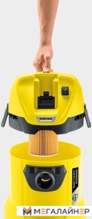 Пылесос Karcher WD 3 Battery 1.629-910.0 купить в Минске с доставкой