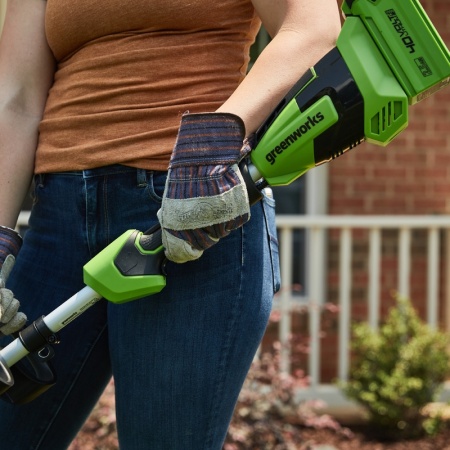 Триммер аккумуляторный Greenworks GD40LT, 40V, 38 см, без АКБ и ЗУ купить в Минске с доставкой