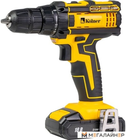 Дрель-шуруповерт Kolner KCD 18/2LC (с 2-мя АКБ) купить в Минске с доставкой