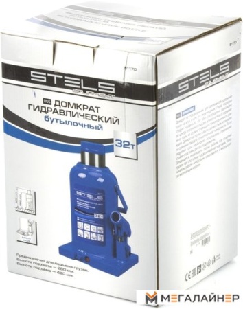 Бутылочный домкрат Stels 51170 32т