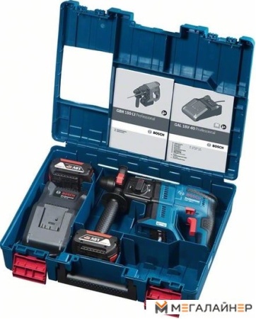 Перфоратор Bosch GBH 180-LI Professional 0611911121 (с 2-мя АКБ, кейс) купить в Минске с доставкой