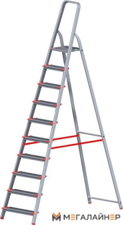 Лестница-стремянка Новая высота NV 511 алюминиевая индустриальная 9 ступеней (5110109) купить в Минске с доставкой