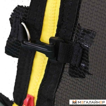 Батут Arland 8ft с внутренней сеткой и лестницей (светло-зеленый)