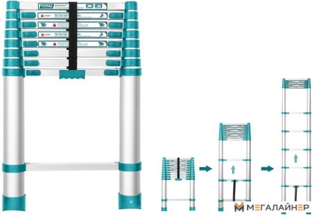 Лестница-трансформер Total THLAD08081 (8 ступеней) купить в Минске с доставкой